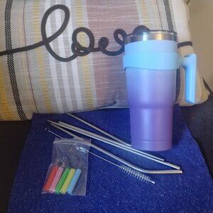 Konokyo 20 oz Travel Tumbler with Handle (Ocean Dream)